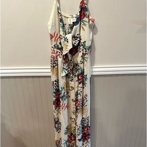 Long floral dress